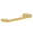 Toalheiro Porta Toalha de Rosto de Parede Dourado Gold Lux 30cm
