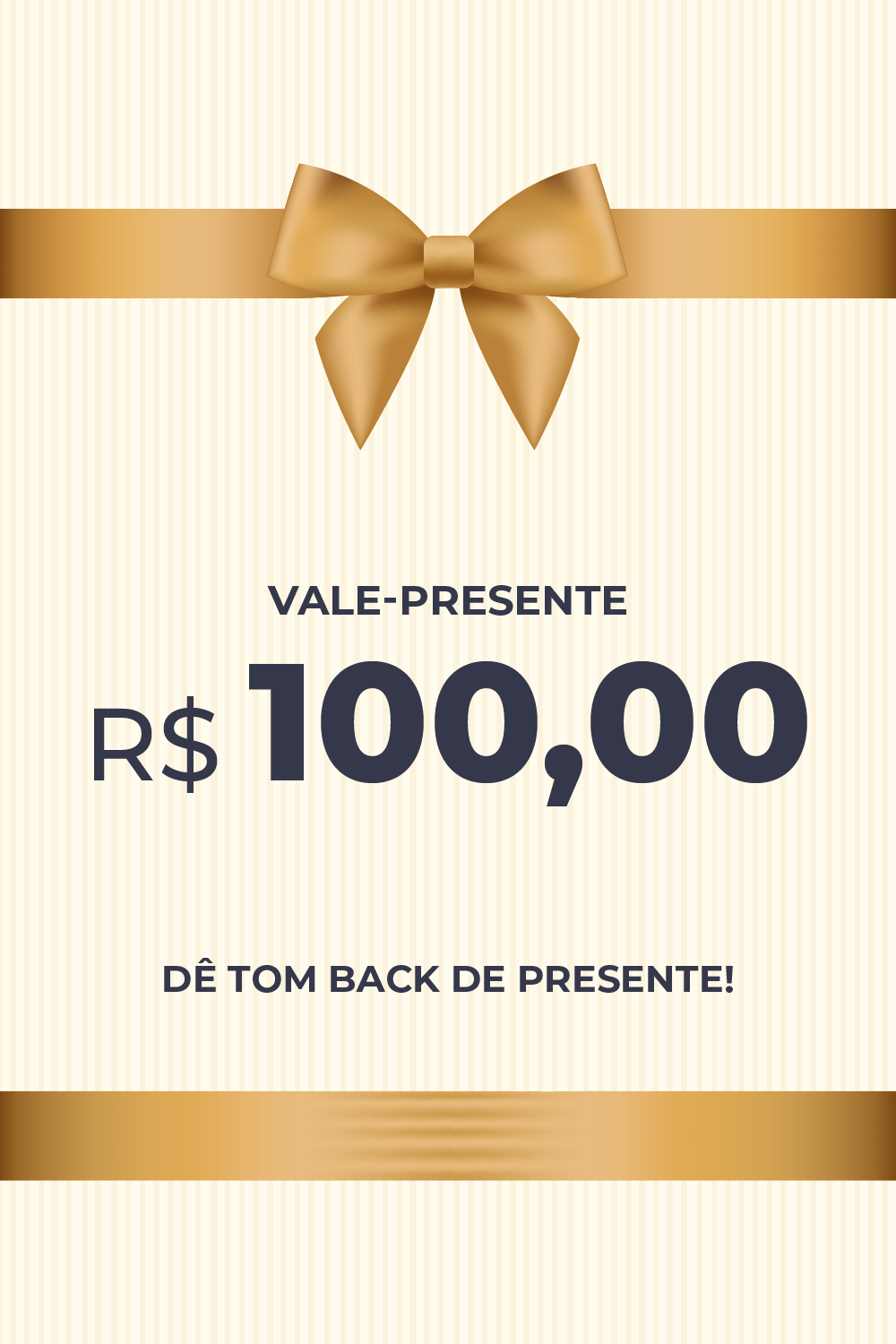 Vale Presente R$ 100,00