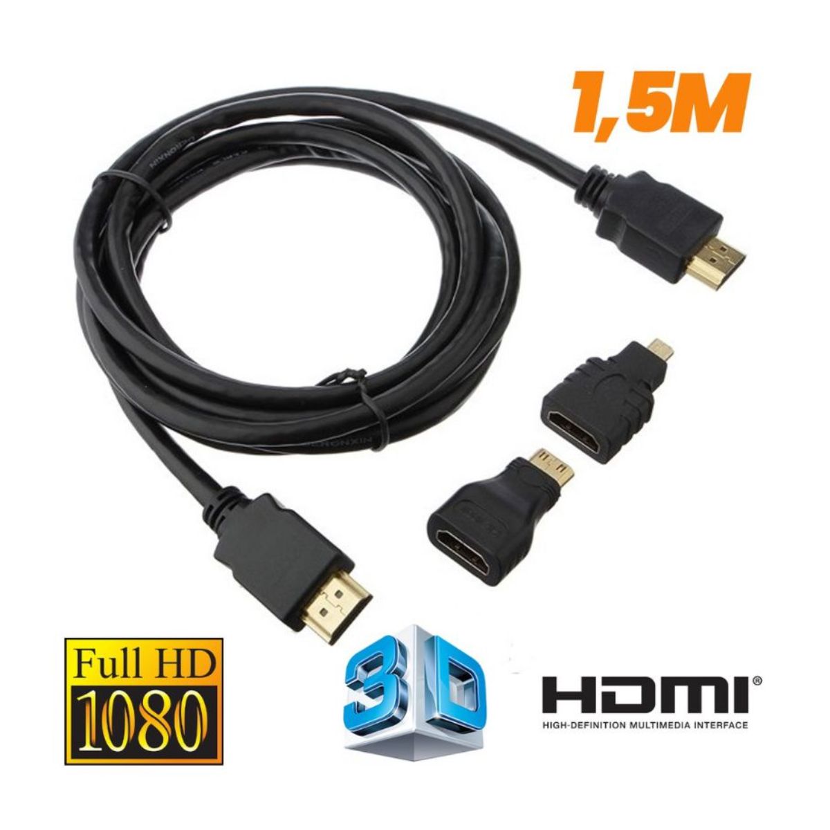 CABO HDMI 4 EM 1 IT-BLUE 1.5M LE-6623