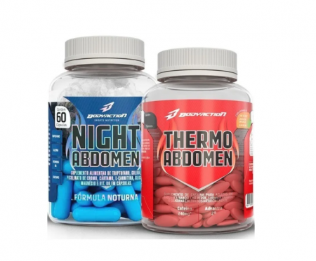 Kit Thermo Abdômen 120 tabletes + Night Abdômen 60 capsúlas- Body Action