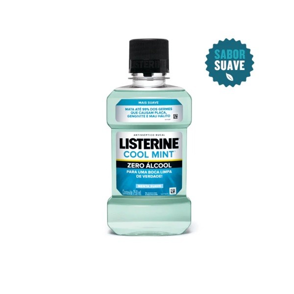 Listerine Cool Mint Zero Álcool 250ml