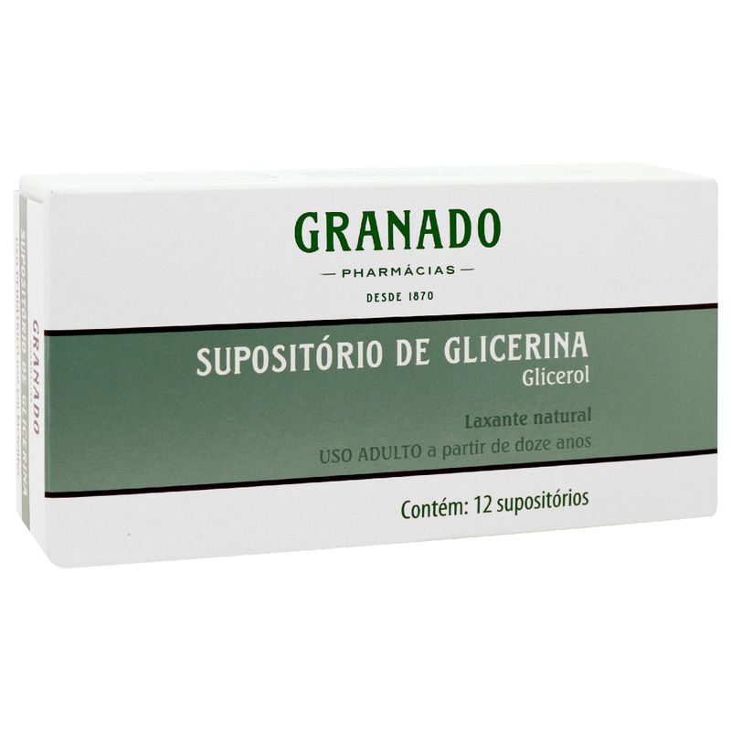 Supositório Glicedrina Adulto Granado 12 Sup