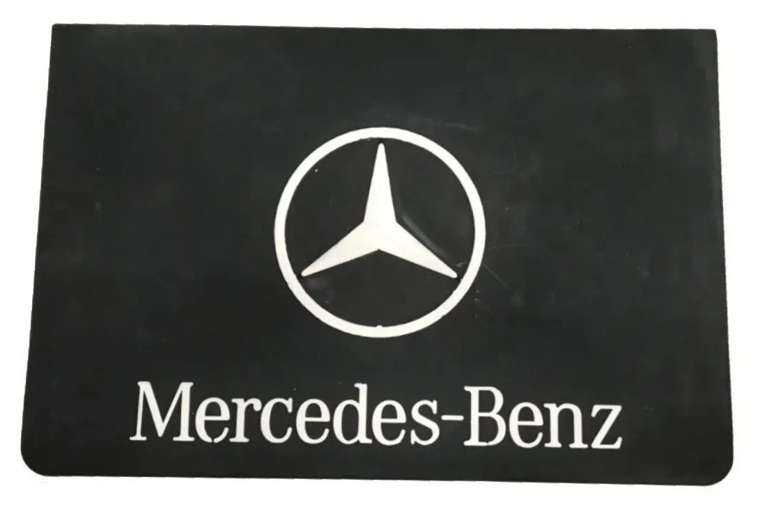 2 Parabarro Borracha Caminhão Mercedes Benz 55 x 34 cm Lameiro