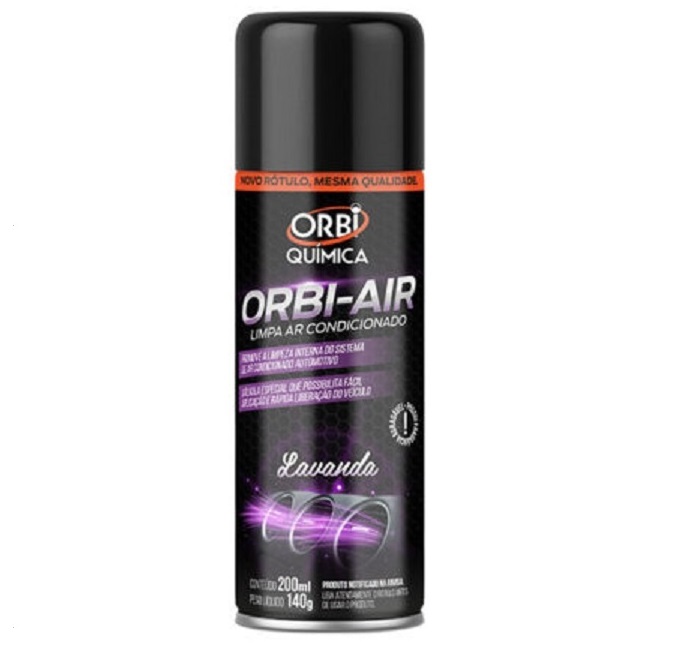 Limpa Ar Condicionado Automotivo Spray Orbi Air Higienizador
