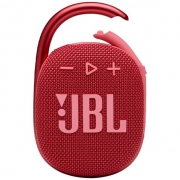 JBL Clip 4 Caixa de Som Portátil Com Bluetooth Vermelha