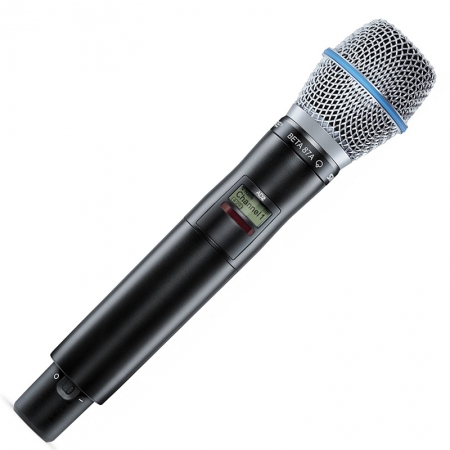 Shure AD2 / B87 - Microfone sem fio com Capsula Beta 87a + transmissor AD2 banda G55 (470-636 MHz)