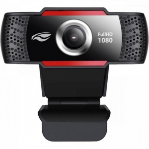Webcam Full HD C3Tech WB-100BK 1080P Preto