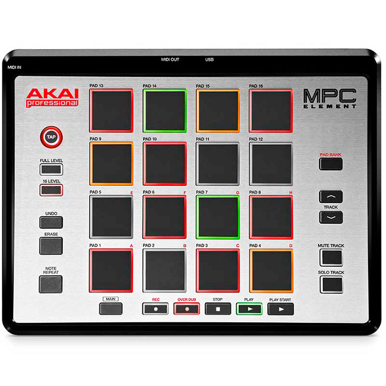 AKAI MPC Element Controladora DJ  - Audio Video & cia