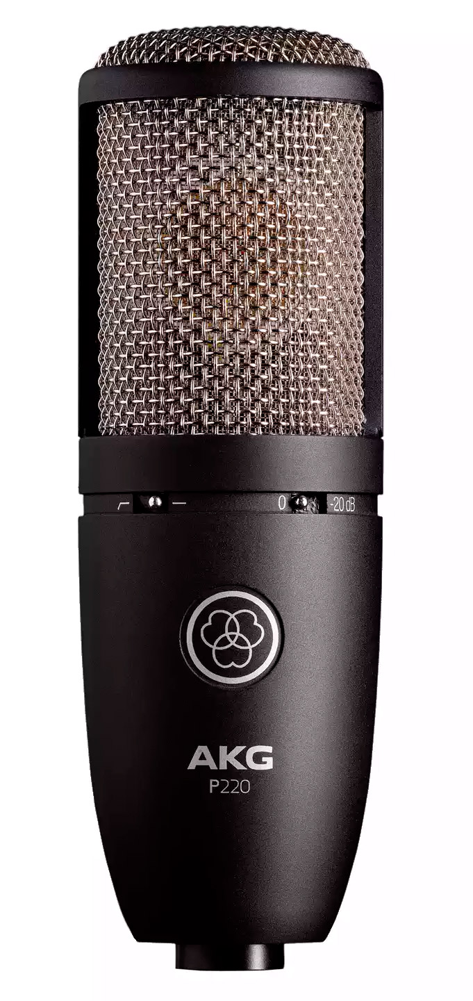 Akg P220 Microfone Cardióide para Studio - Audio Video & cia