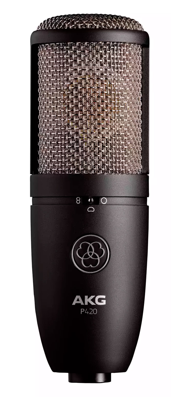 Akg P420 Microfone Cardióide para Studio  - Audio Video & cia