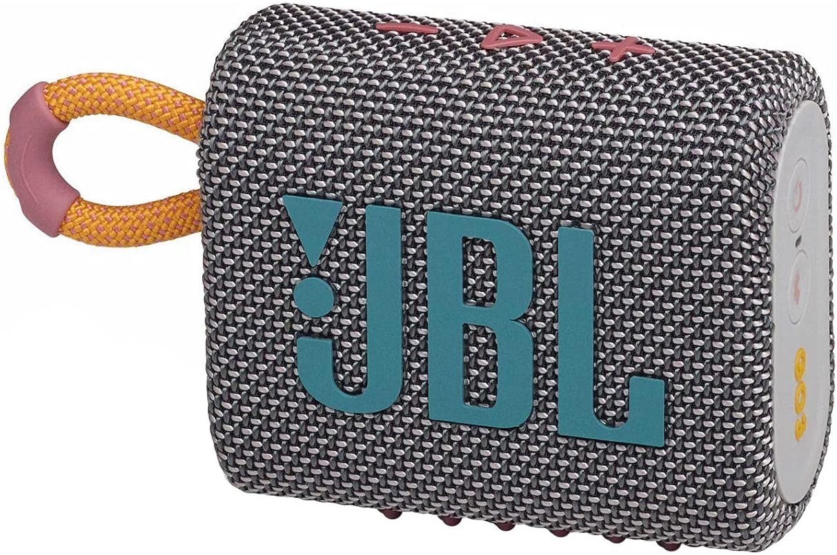 Jbl Go 3 Caixa Portátil Com Bluetooth Grey  - Audio Video & cia