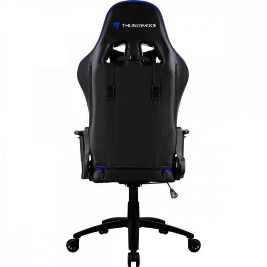 Cadeira Gamer Profissional TGC12 Preta/Azul THUNDERX3 - Audio Video & cia