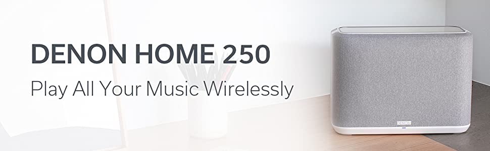 Denon Heos Home 250 - Caixa Wireless Heos / Airplay2 / BT / Alexa - Preta  - Audio Video & cia