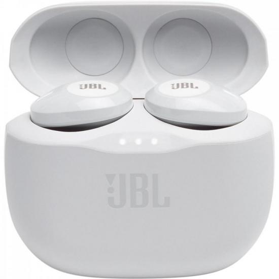 Fone de Ouvido Bluetooth Tune 125TWS Branco JBL - Audio Video & cia