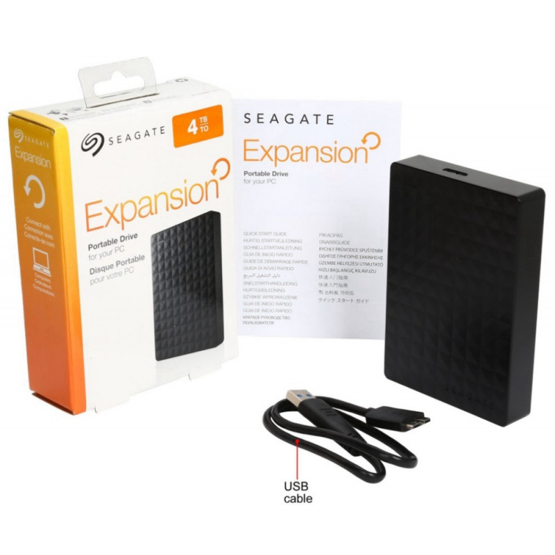 Hd Externo Seagate 4TB Expasion Portatil  - Audio Video & cia