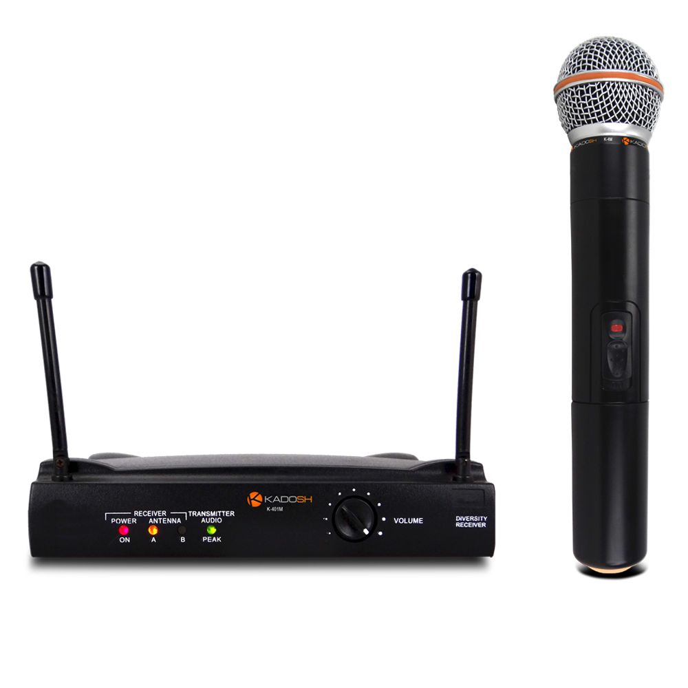 Kadosh KDSW401M Microfone Sem Fio de Mão  - Audio Video & cia
