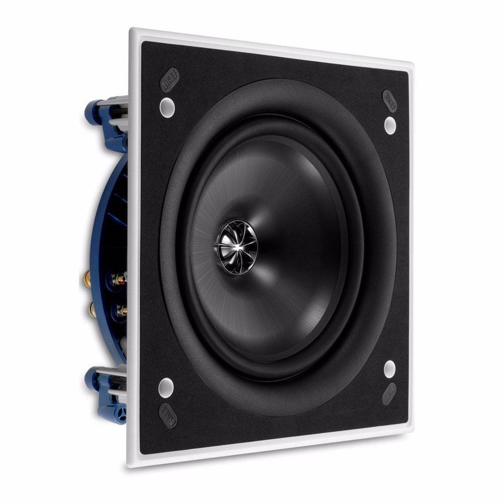 KEF CI200 QS - Caixa Acústica de embutir quadrada 2 vias 8 pol 150W ( unid ) - 5 Anos de Garantia - Audio Video & cia