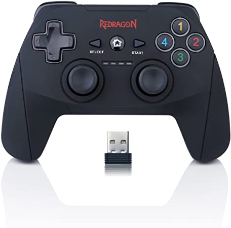 Controle Joystick Redragon Harrow G808 Sem Fio Para PC e Games  - Audio Video & cia
