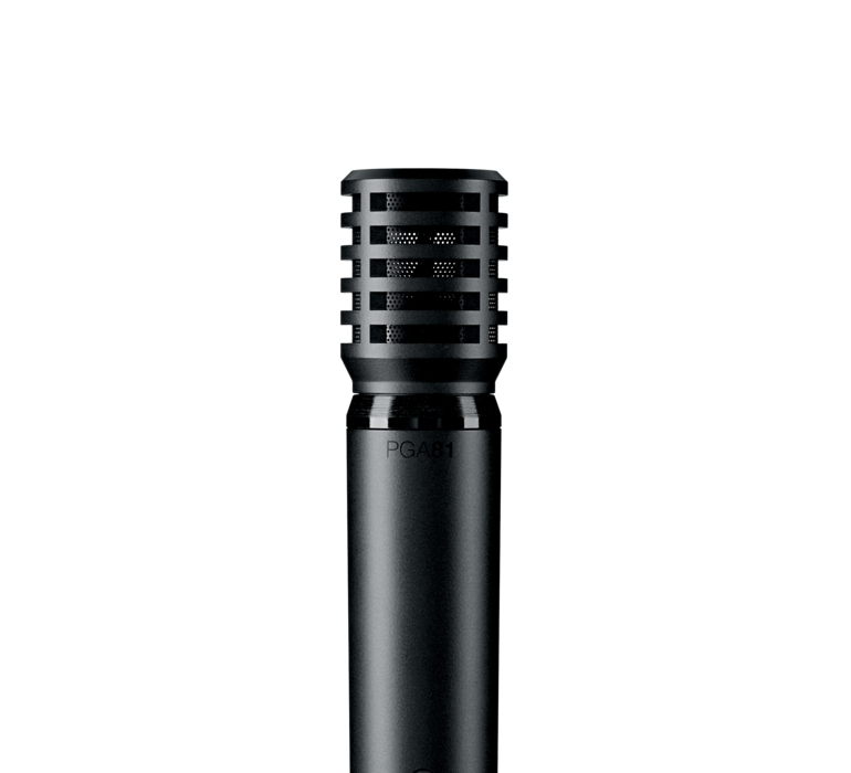 Shure PGA81 XLR - Microfone para instrumentos - Audio Video & cia
