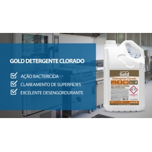 Gold detergente clorado Audax 5 Litros