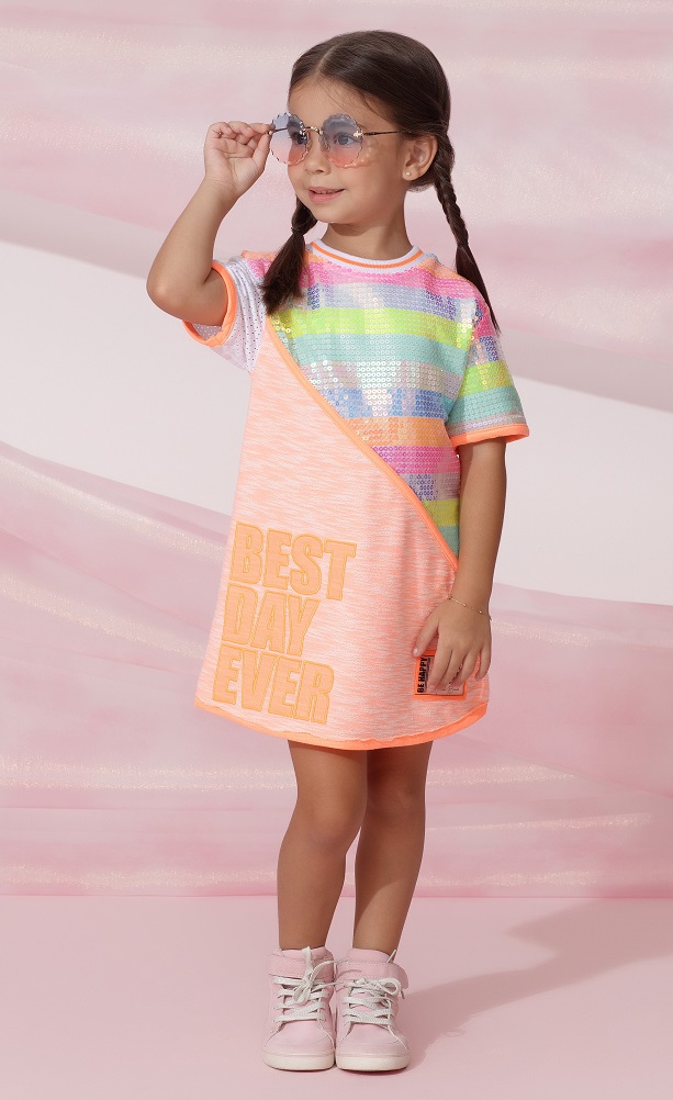 Vestido Casual Infantil Petit Cherie Summer Party 014