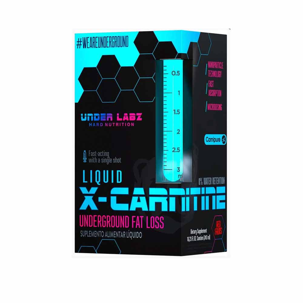 Carnitina X-Carnitine 480ML Maçã Verde - Under Labz