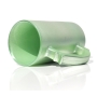 Caneca de Chopp em Vidro Texturizado com Glitter - Verde - Sublime - 475ml