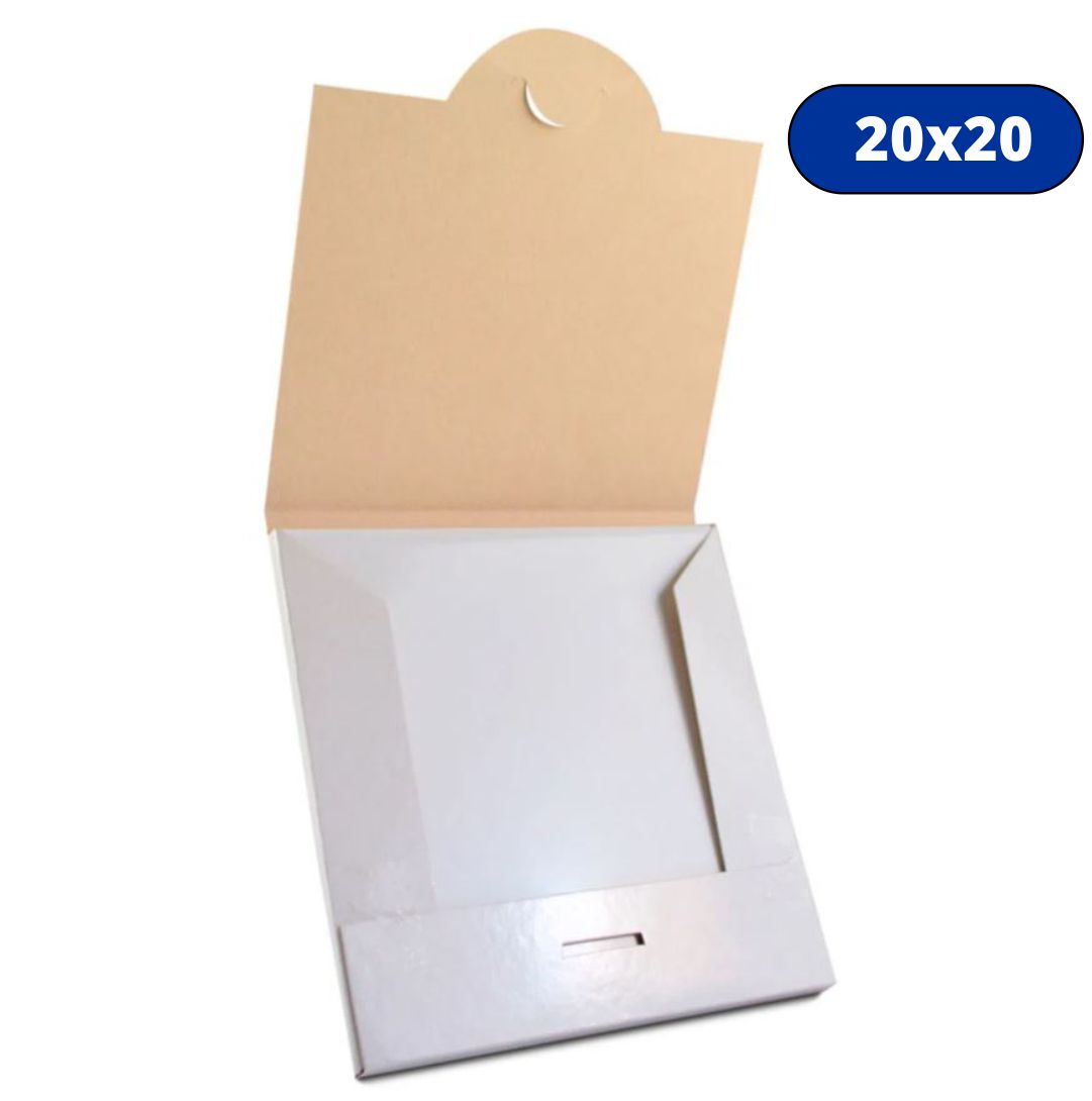 Caixa Para Azulejo Branca - 20x20 - Papelão