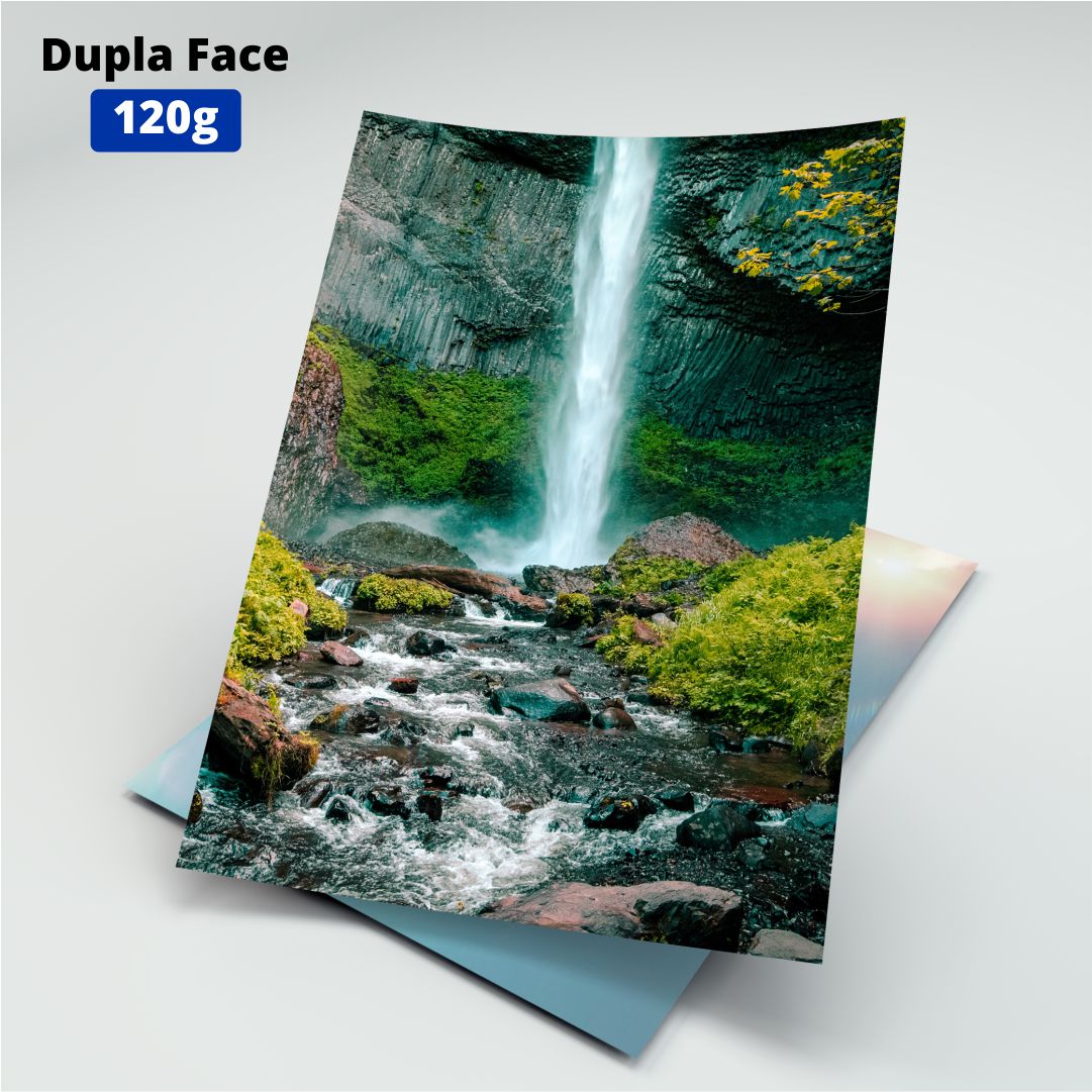 Papel Fotográfico Dupla Face 120g - Masterprint - A4 - C/ 50 Folhas