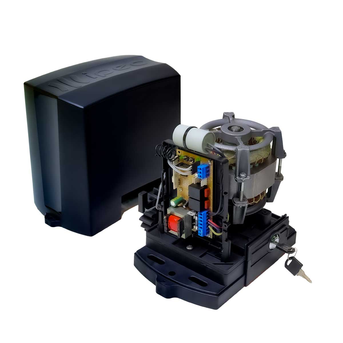 Motor Portão Deslizante Idealle 1/4 Hp Ipec X450 4,2M com Base de Aço e Sensor Antiesmagamento