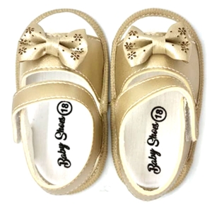 Sandália Bebê Baby Shoes Dourado