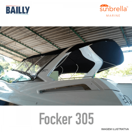 (2016) Fibrafort Focker 305 - Capota Camper de Popa BAILLY: Linha Clássica