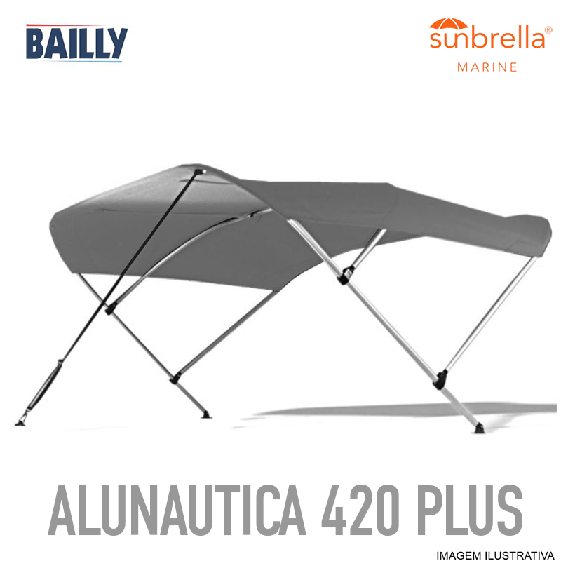 Capota Náutica BAILLY Alunáutica 420 Plus Linha Premium