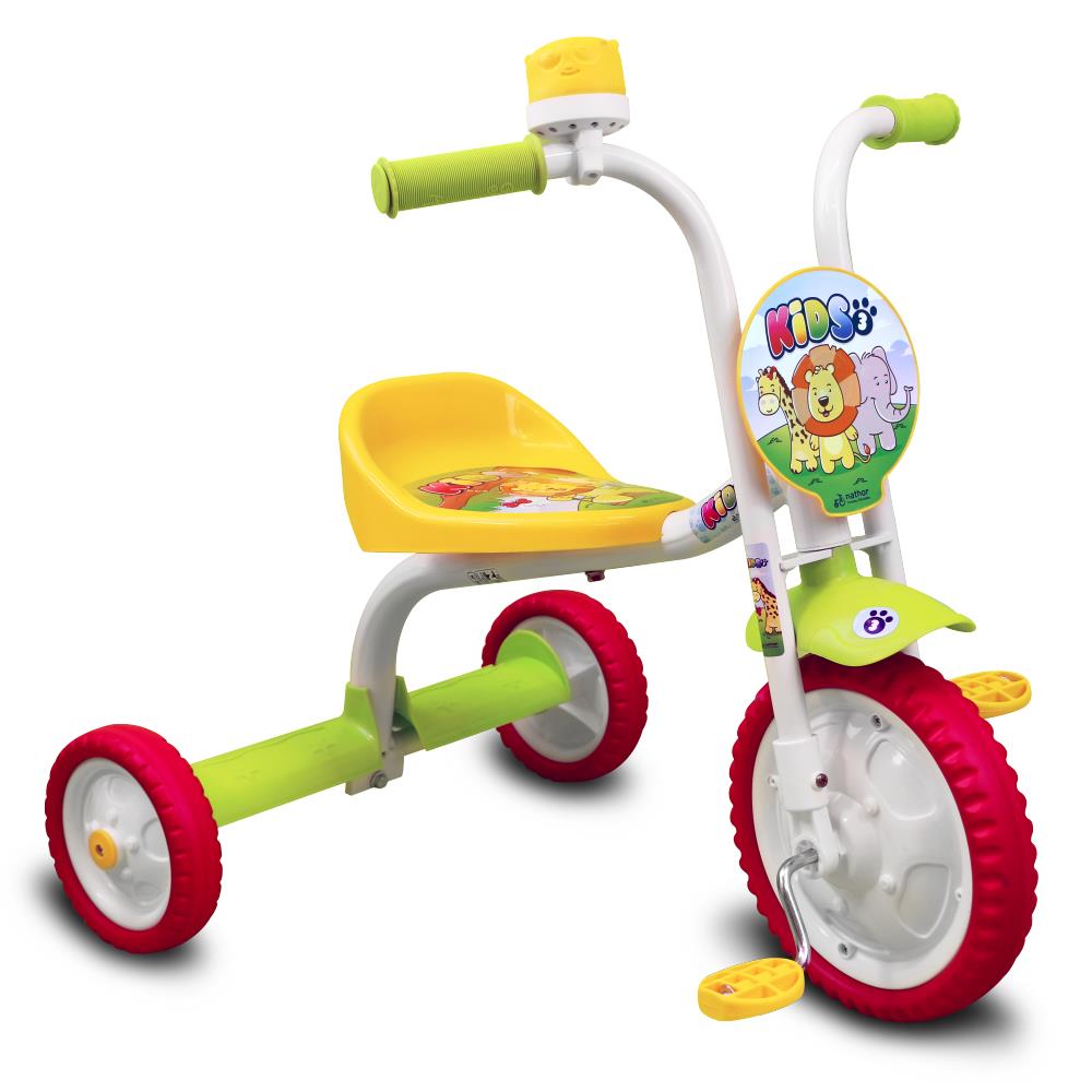 CAIRU - Triciclo Kids 3 Verde/Amarelo