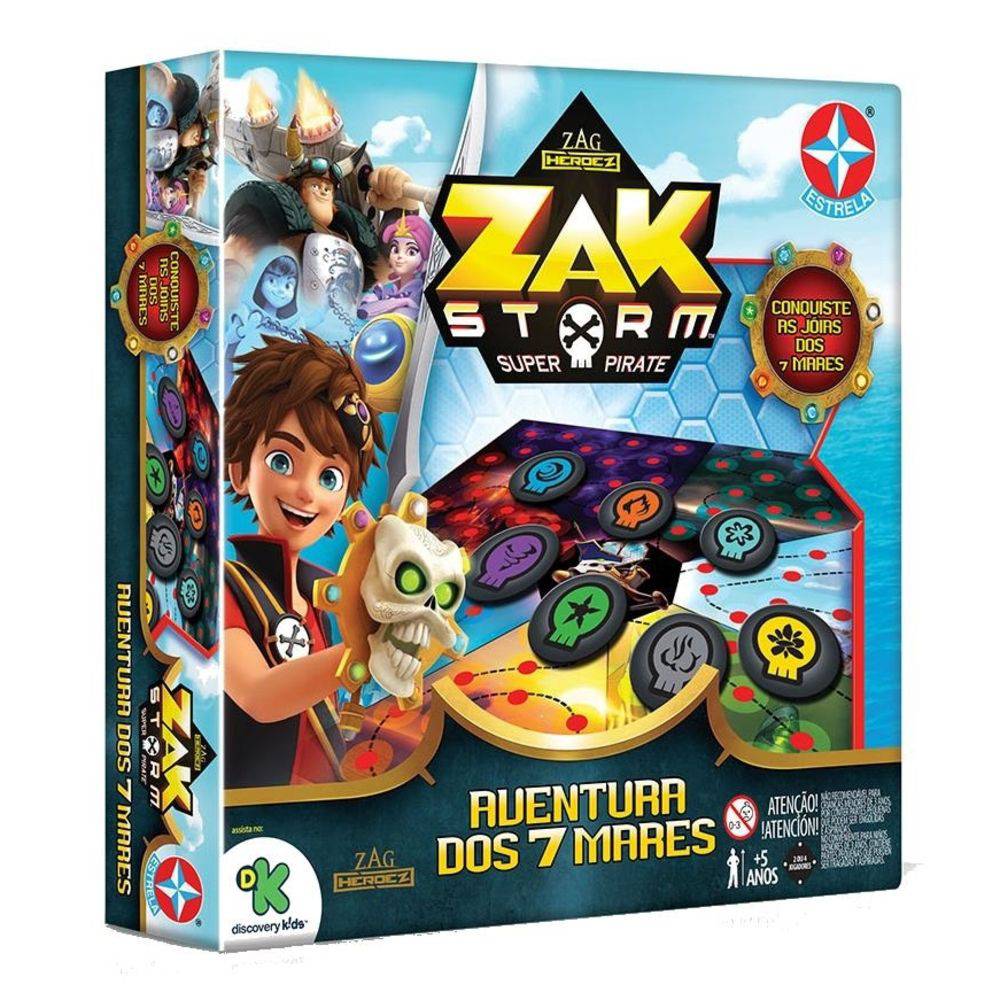 ESTRELA - Zak Storm Super Pirate - Aventura dos 7 Mares