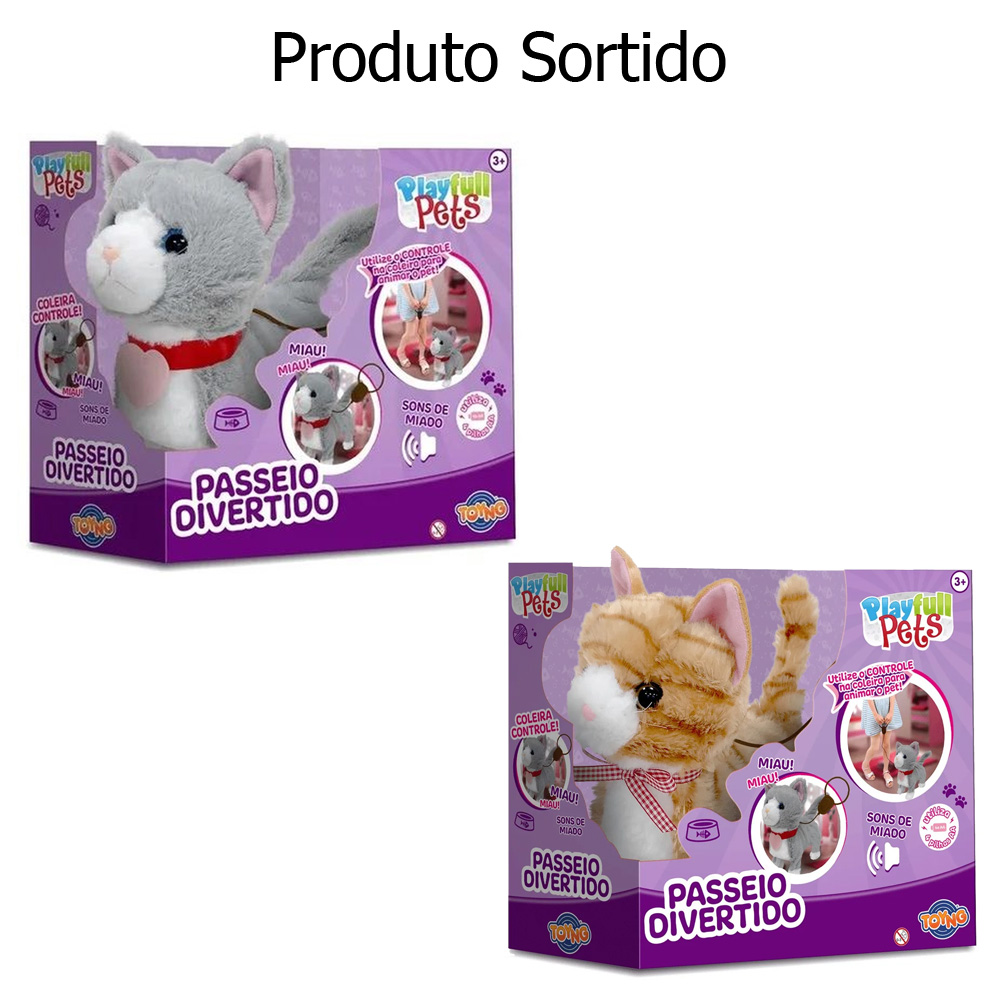 TOYNG-Play full pets passeio divertido gatinho - Sortidos