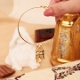 Bracelete Liso - Coleção Essenza Elementar - Mina de Fé Joias - Banhado a Ouro 18k