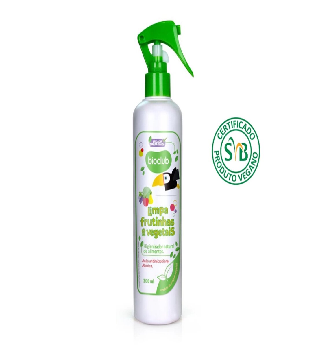 Limpeza de Frutas e Vegetais Orgânico 300ml - Bioclub