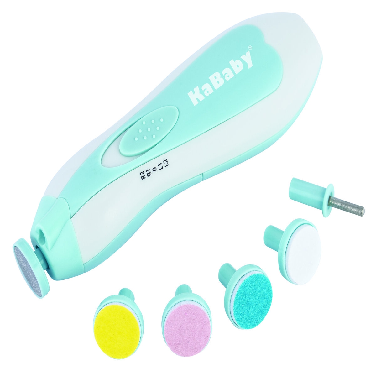 Lixador De Unhas Bebe Azul Kit Manicure Elétrico KaBaby