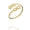 anel falange infinitos regulável dourado