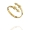 anel falange regulável flecha dourado