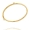pulseira bracelete rígido zircônia dourado
