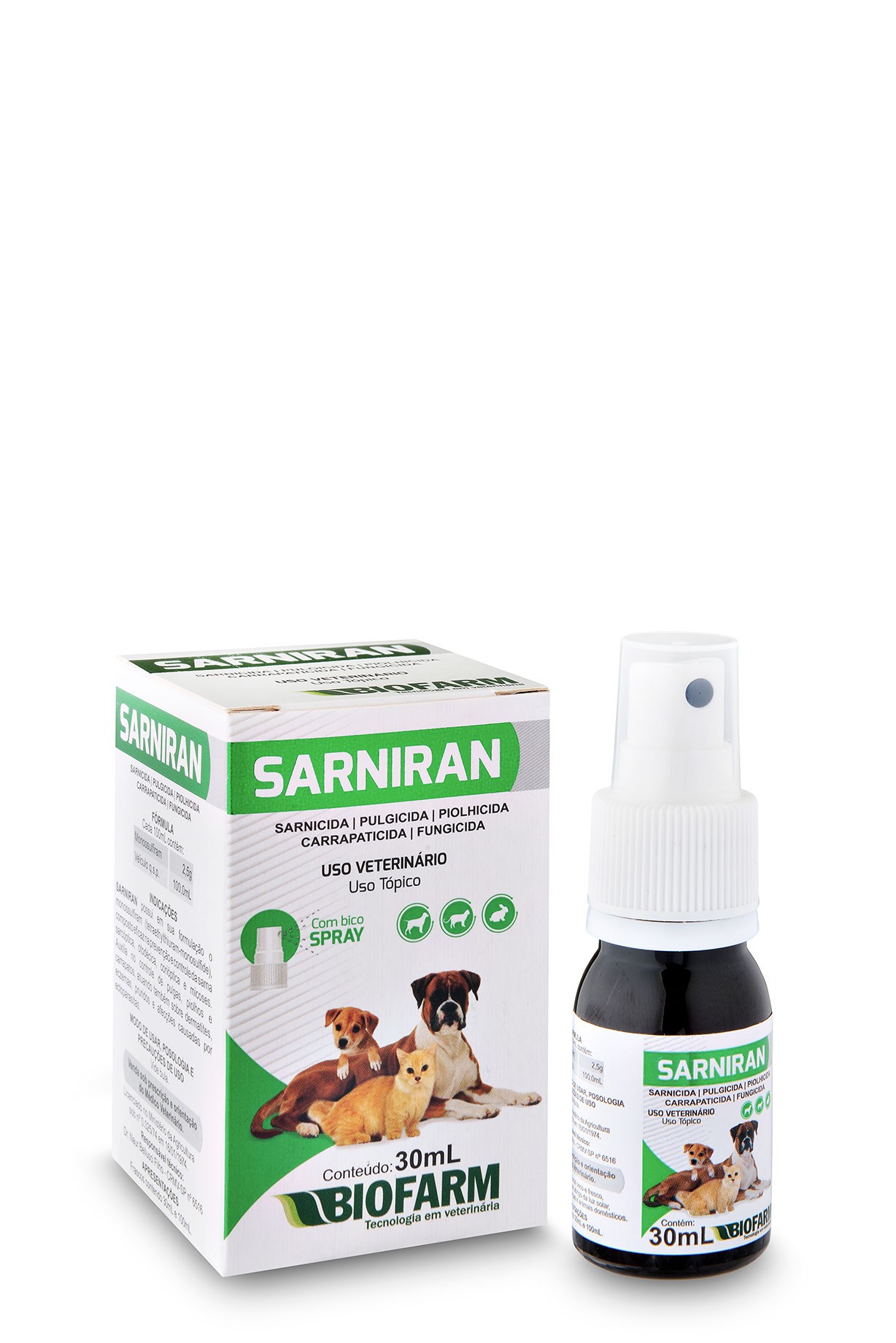 Sarniran Sarnicida/Carrapaticida - 30ml