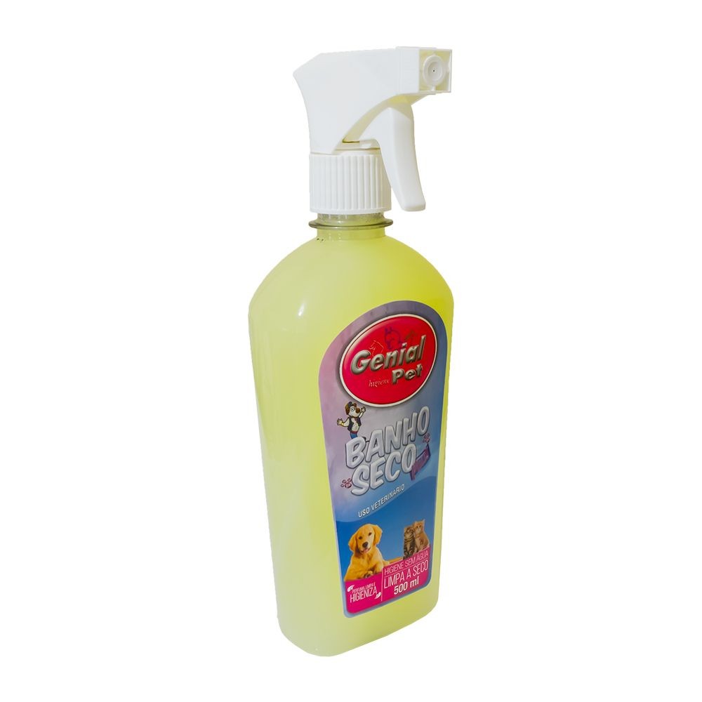 Shampoo Banho Seco Genial Pet 500ml