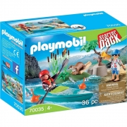 Playmobil Pack Inicial Aventura De Caiaque Na Ilha - 70035