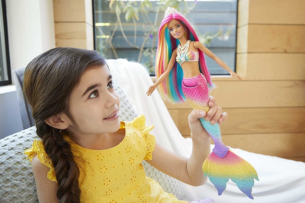Boneca Barbie Dreamtopia Sereia Muda de Cor Mattel GTF89