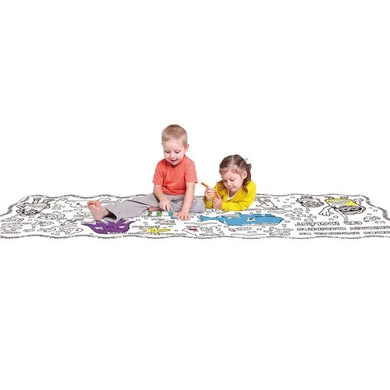 Brinquedo Educativo Tapete Bilíngue para Colorir - Play-Doh - Fun