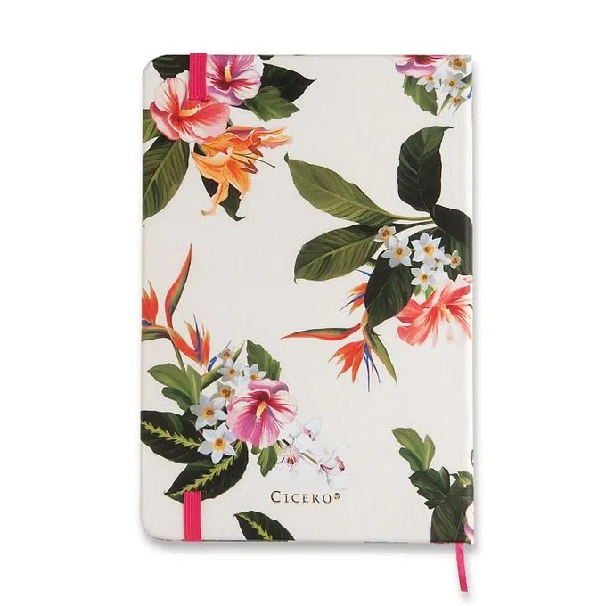 Caderneta de Anotações Flora Tropical 160 Folhas - Cicero 