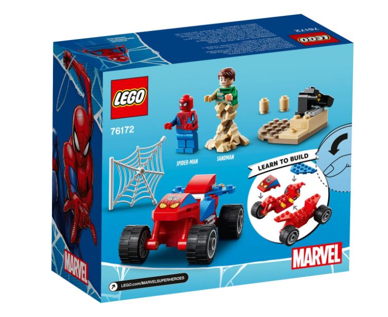 Lego Marvel Confronto Homem-Aranha e Homem-Areia 76172 45 Pcs