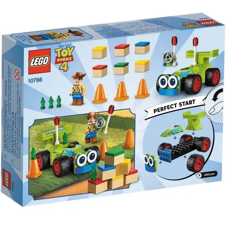 Lego Toy Story 4 69 Peças Woody e Rc 10766 